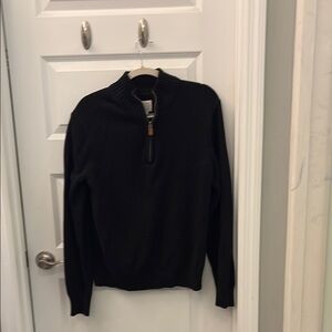 St. John's Bay Black Zip Up Sweater